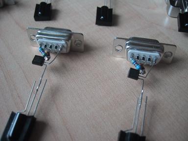 Inserting the resistor
