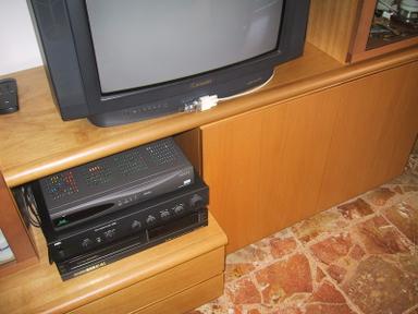 A tv-set with the IR receiver